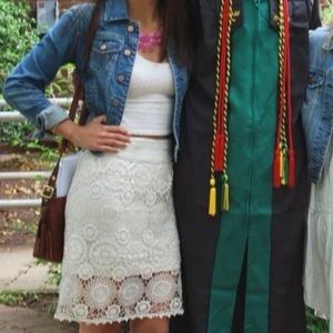 BUNDLE Cream Skirt Set